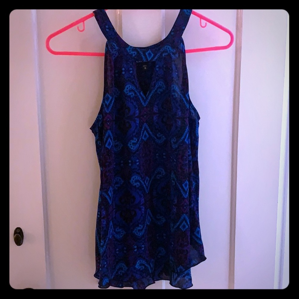 Flowy Aztecs pattern top